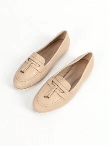 CUCCOO CURVES Mocasines casuales de suela plana con ajuste ancho, adecuados para uso diario en otoño - Albaricoque - Ver 5