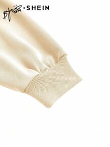 Mulvari Women's Graphic Print Hooded Loose Fit Casual Streetwear Sweatshirt, Casual Comfy Pullover Top Outfit  Fall Outfit