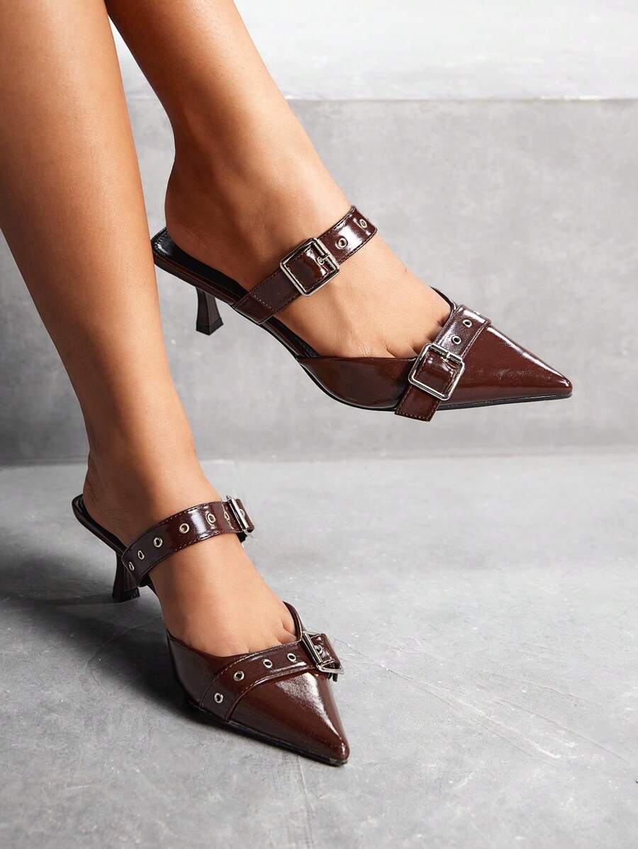 CUCCOO GRLICON 女士时尚尖头高跟鞋秋季