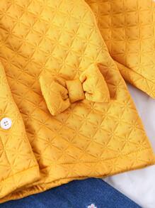 SHEIN 女婴休闲可爱印花上衣、彩色夹克和牛仔裤 - 彩色 - 查看 7