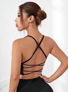 Easithlete 交叉露背運動型文胸