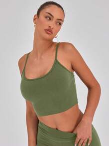 Musera Sport High Waisted Sculpt Flare Sports Leggings Only, Padel, Tennis, Pickleball Gym Fitness Fall Winter - Army Green - View 5