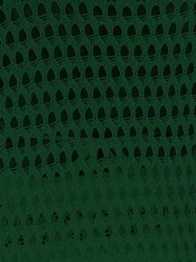 SHEIN LUNE Plus Size Plain V-Neck Short Sleeve Top And Shorts Knitted Casual 2-Piece Set