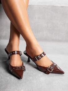 CUCCOO GRLICON 女士时尚尖头高跟鞋秋季