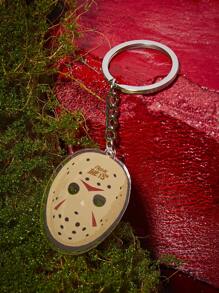 WB Horror X SHEIN 1pc Warner Horror Movie  Collaboration Acrylic Keychain Charm