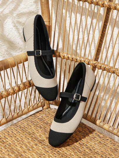 CUCCOO BASICS Damskie mokasyny w blokach kolorów, codzienne, noworoczne, świąteczne