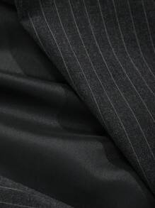 Dazy-Less Women Striped Print Casual Long Sleeve Blazer Jacket Old Money Style Business Casual Women,Fall Clothes - Grey - View 9