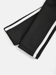 SHEIN Tween Girl 弹力透气运动夹克，时尚吸汗，跑步运动