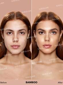 SHEGLAM Skinfinite 保濕粉底液-竹纖維持久全遮瑕不褪色無瑕粉底液保濕全遮瑕隱形毛孔遮瑕膏不褪色持久無孔無瑕不油膩液體粉底液輕盈柔軟粉底液 品牌 美容 化妝 化妝品 適合女性與女孩 完美搭配夏季春季 Y2K 時尚 流行 生日 母親節禮物 假期 派對準備就緒 最佳顏色 - Bamboo - 查看 2