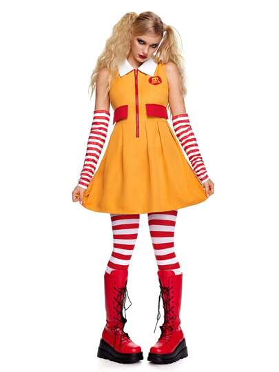 ROMWE Avant Halloween Cosplay Costume Performance Apparel