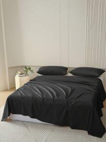 床上用品套裝（包括枕套） - 黑色 - 查看 7