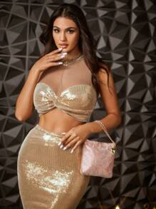 SHEIN SXY Ladies, Women Top Handle Bags , Evening Bags, Fashionable, Simple, Elegant, Versatile, Luxury, Full Of Diamonds,Pink,Blingbling, Heart-Shaped Bag Charm,For Cocktail Party,Party,Prom,Club,Date,Birthday,Evening,Date Night