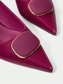 MOTF PREMIUM GIÀY CAO GÓT MŨI NHỎ DÀNH CHO NỮ, THOẢI MÁI ĐA NĂNG, CHO KỲ NGHỈ TẾT MÙA THU - Hồng - Xem 6