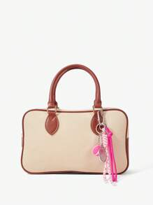 SHEIN ICON Fashionable, Personalized, Sweet And Cool Girls, Y2k, Multicolor, Braided Rope, Tennis And Racket Combinations Bag Charm - Multicolor - View 5