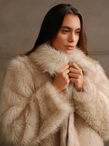 Anewsta 蓬松蓬松短款经典女士夹克