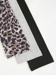 Sweetra 女士休闲方领长袖性感Y2K豹纹T恤，春夏Y2K猎豹印花T恤，女士春秋上衣 - 灰色 - 查看 4