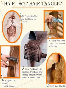 Ekstensi Rambut Manusia Jepit Gelombang Alami 120g/Set Ekstensi Jepit Rambut Seluruh Kepala Gaya Brasil untuk Wanita, Kostum Musim Dingin, Natal, Halloween, Pakaian Musim Gugur Wanita - S2 - View 6