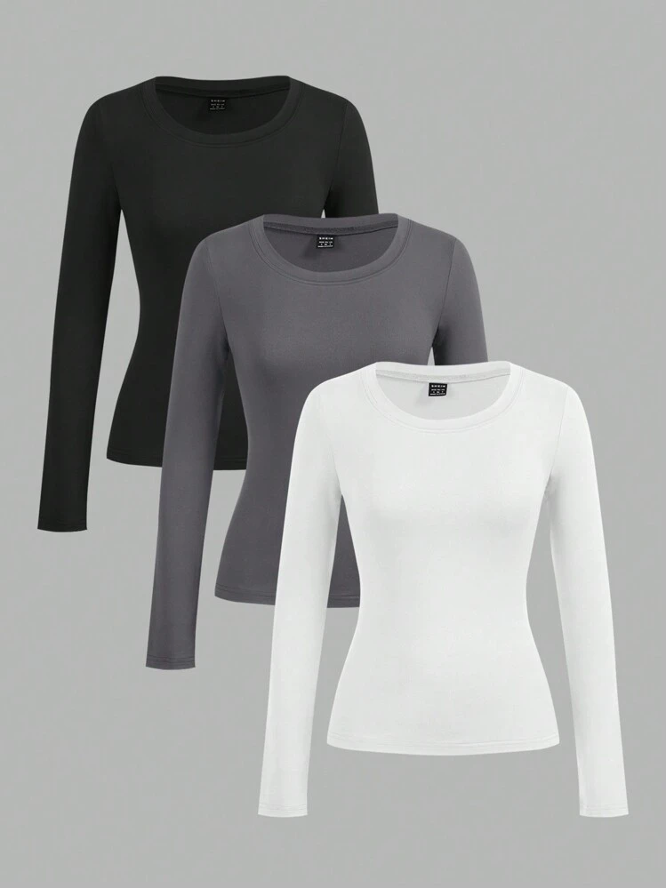 T-Shirt Stedman Donna In Cotone Slub A Manica Corta Con Collo A Giro