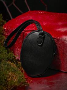 WB Horror X SHEIN 恐怖电影卡通外星人印花零钱包