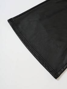 CovetEZ Plus Size Women Flared Pants - Black - View 4