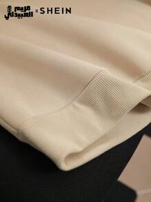 Mulvari Women's Casual Simple Beach Graphic Print Pullover Sweatshirt, Loose Fit, Thick Fabric, Autumn/Winter, Casual Comfy Pullover Top Outfit