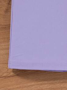 Sparklyn 2pcs/Set Tween Girl Valentine's Day Heart Print Ruffle Trim Long Sleeve Top And Pants Set, Spring & Fall