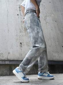 Manfinity EMRG 男士休闲洗水直筒牛仔裤