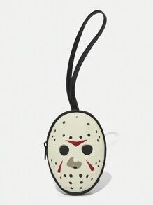 WB Horror X SHEIN 恐怖电影卡通外星人印花零钱包