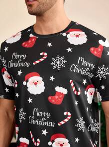 CoupledUp 心形男士睡衣套装 - 彩色 - 查看 5