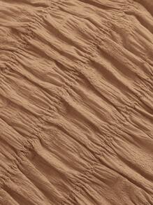 SHEIN MOD Short miniatura con volantes y lazo para mujer de talla grande con estampado de tomate