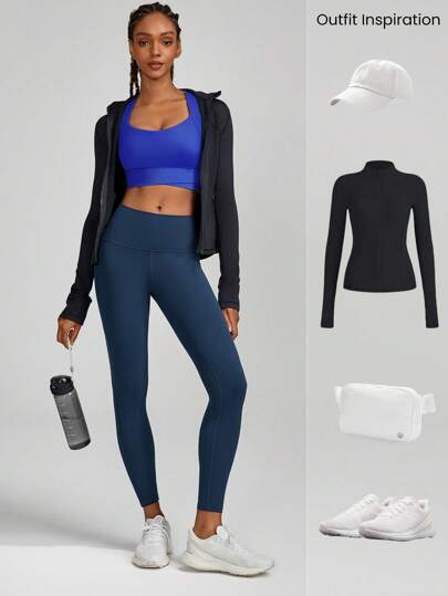 GLOWMODE FeatherFit™ Sculpt Full Coverage Side Support Wide Strap Crossover Sports BH Verlichting Low Impact Yoga view 7