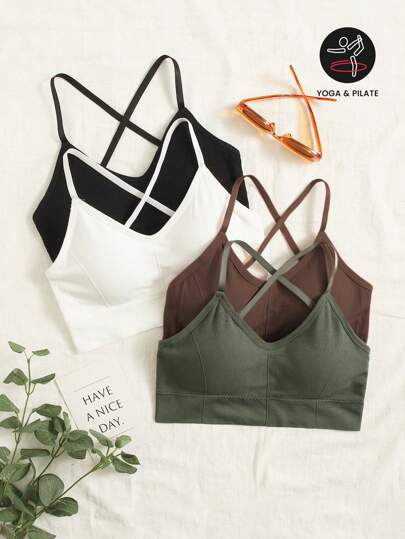 Easithlete High Support Criss Cross Back Sports BH