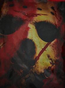 WB Horror X SHEIN Bolsa de compras plegable de colaboración, Halloween, bolsas de Halloween perfectas para fiestas de disfraces que combinan con los disfraces de Halloween - Multicolor - Ver 5