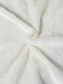 Tween Girl Metallic-Look Fluffy Collar Hooded Jacket, Winter - Silver - View 7