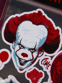 IT x SHEIN 1pc Horror Character & Alphabet Design Halloween Sticker