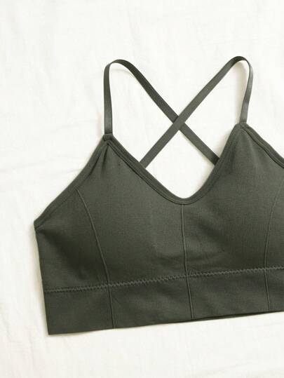 Easithlete High Support Criss Cross Back Sports BH view 4