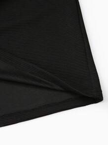 Manfinity Homme Camiseta de tirantes ancha con textura lisa casual para hombre, verano