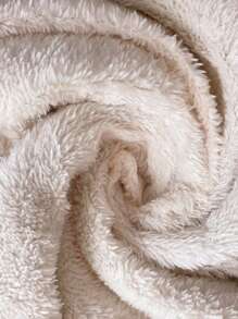 SHEIN LUNE 绗缝双面连帽背心，带口袋，大码冬装 - 黑色 - 查看 8