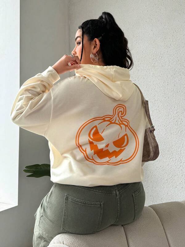 Sonchs Curiosities Sudadera con capucha casual y holgada talla grande para mujer, apta para Halloween, días festivos, vacaciones, festivales, entrenamiento, estilo Ibiza y ropa vaquera