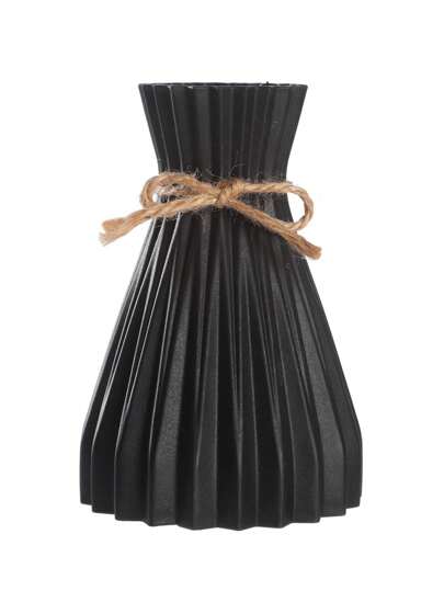 1pc Artificial Flower Vase, Ceramic Appearance Plastic Height 6.9 Inches, Unbreakable Home ation Inserted Fake Vase Cannot Hold Water, Moderne ative ation, Living Room, Table, Office, Centerpiece,Home ,Room Ramadan Bathroom view 3