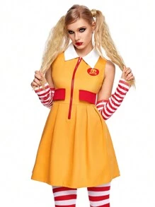 ROMWE Avant Halloween Cosplay Costume Performance Apparel