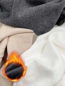 Calvaya Bộ áo phông rộng cổ chữ V thanh lịch và quần legging bó sát cỡ lớn - Màu xám đen - Xem 5