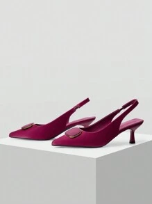 MOTF PREMIUM GIÀY CAO GÓT MŨI NHỎ DÀNH CHO NỮ, THOẢI MÁI ĐA NĂNG, CHO KỲ NGHỈ TẾT MÙA THU - Hồng - Xem 4