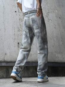 Manfinity EMRG 男士休闲洗水直筒牛仔裤