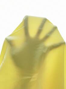 Slaydiva Plus Spaghetti Strap Flowy A-Line Dress - Yellow - View 6