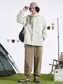 In My Nature Pantalon de survêtement casual pour homme avec imprimé lettrage, pour l'extérieur