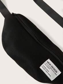 2pcs Tween Boys Casual Korean Style Graphic Print Hoodie Cardigan Jacket And Crossbody Bag Set,In Fall/Winter