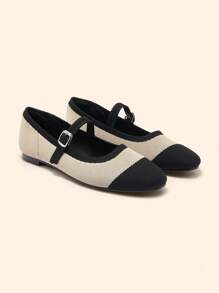 CUCCOO BASICS Women Color Block Flat Casual Loafers, Daily Wear Spring Shoes Spring Break Easter For Christmas - Multicolor - View 5