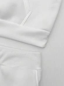 PAVTROS Conjunto casual de 2 piezas para hombre formado por sudadera con capucha estampada con letras y pantalones con estampado de calavera, ropa de Halloween, conjunto de sudadera y pantalón de chándal, prendas blancas de dos piezas para hombre, chándal, ropa de otoño para hombres