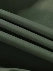 Manfinity Homme Men's Colorblock Jacket Casual All-Match All-Match Coat Flight Suit - Green - View 4